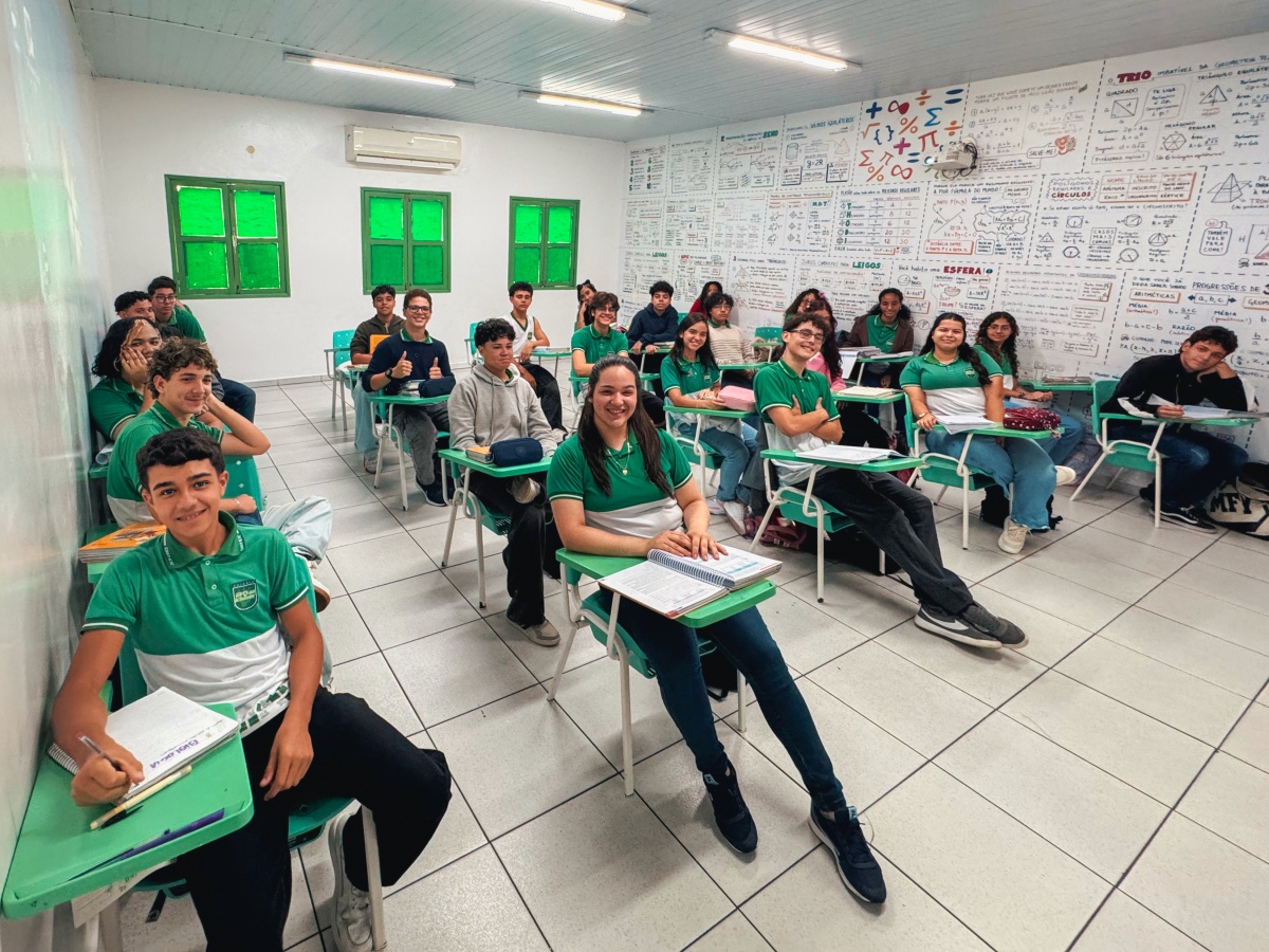 Sala de aula da Coopex Colégio Boa Ideia